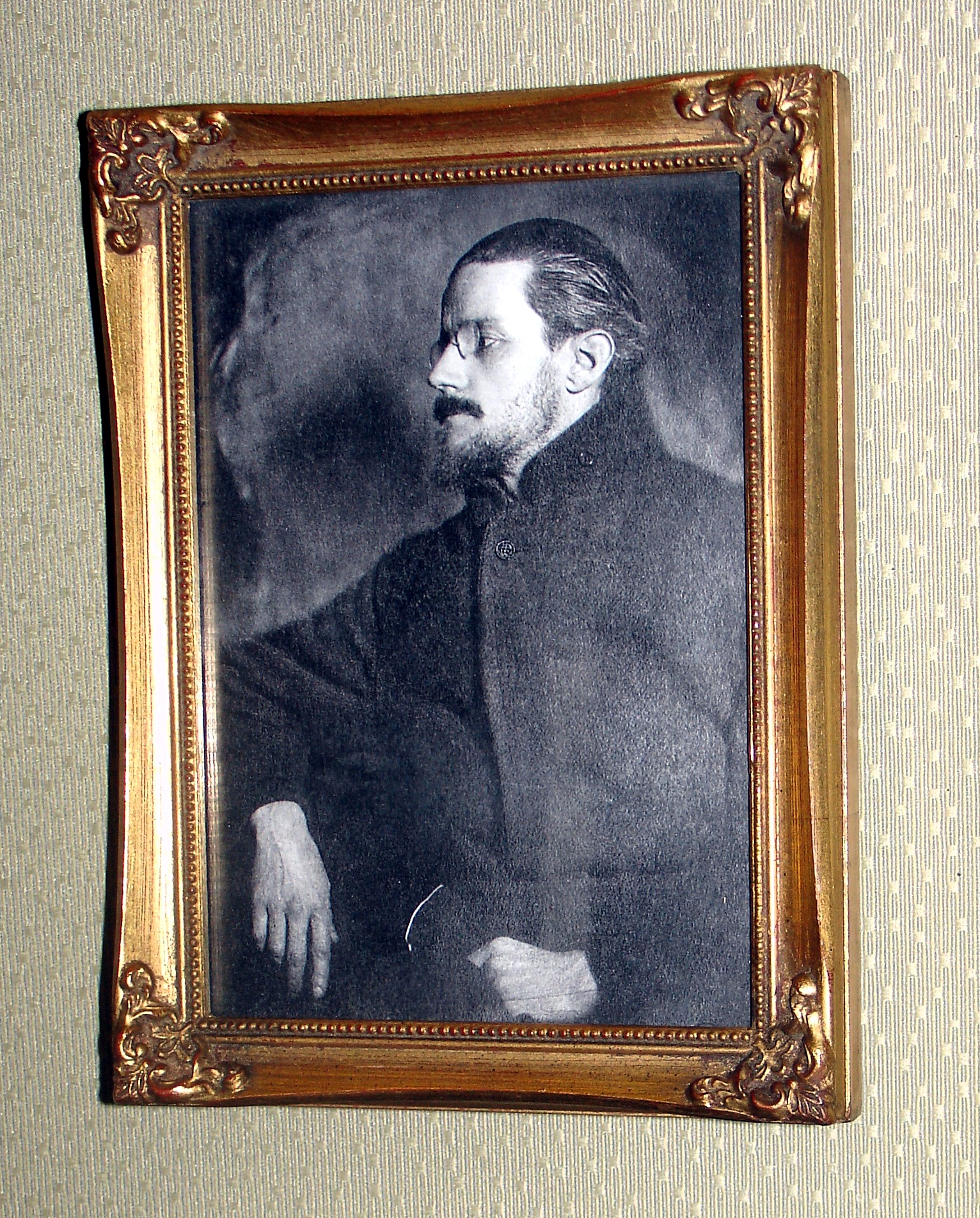 05 James Joyce Portrait Framed at Office.JPG